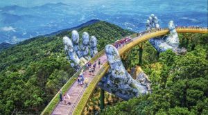 the golden bridge danang