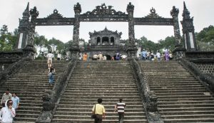 steps to Khai Dinh Tomb