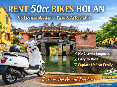 Rent 50cc Scooter Hoi An